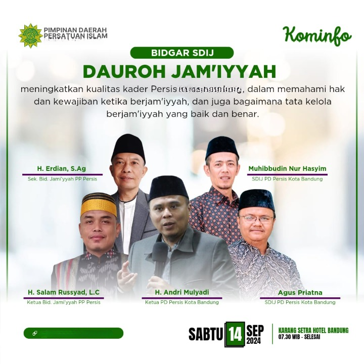 Dauroh Jamiyyah SDIJ PD PERSIS Kabupaten Karanganyar